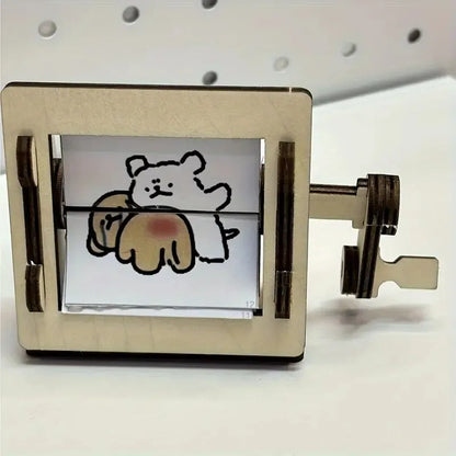Creative Wooden Animation Kit DIY Desktop Toy