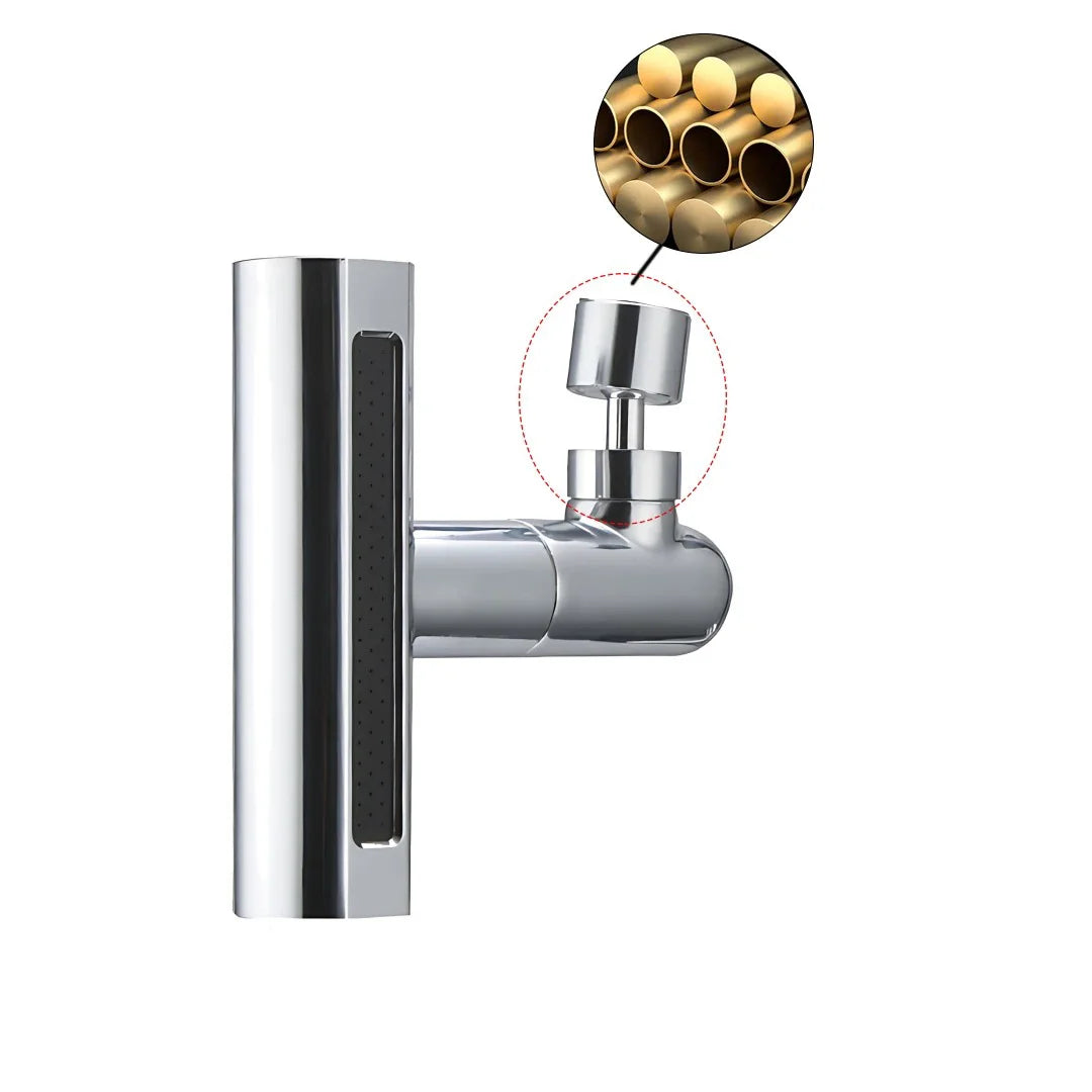 Modern Chrome Kitchen Faucet with 4 Spray Settings