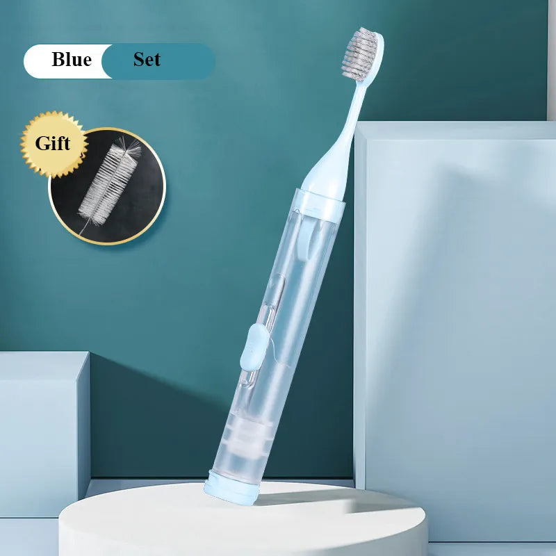 Portable Travel Toothbrush Toothpaste Storage Kit