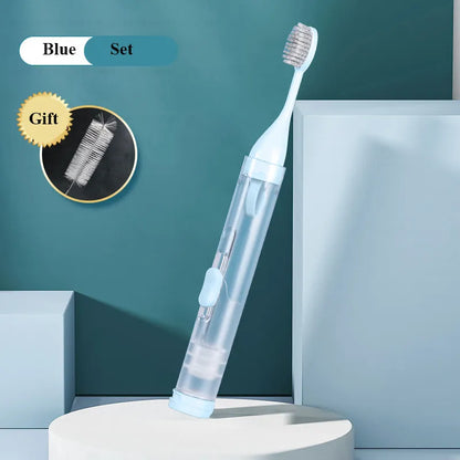 Portable Travel Toothbrush Toothpaste Storage Kit