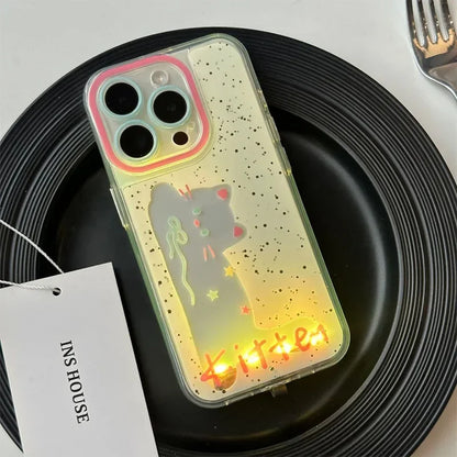Fun Neon Dog iPhone Case