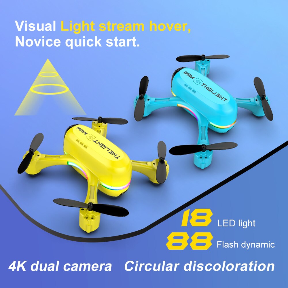 Compact Portable 2 Camera Mini Drone