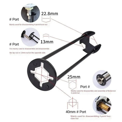 Yeezlab | Double-Head Adjustable Faucet Tool