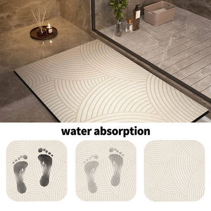 Soft Grip Anti-slip Bath Rug Quick Dry Shower Mat