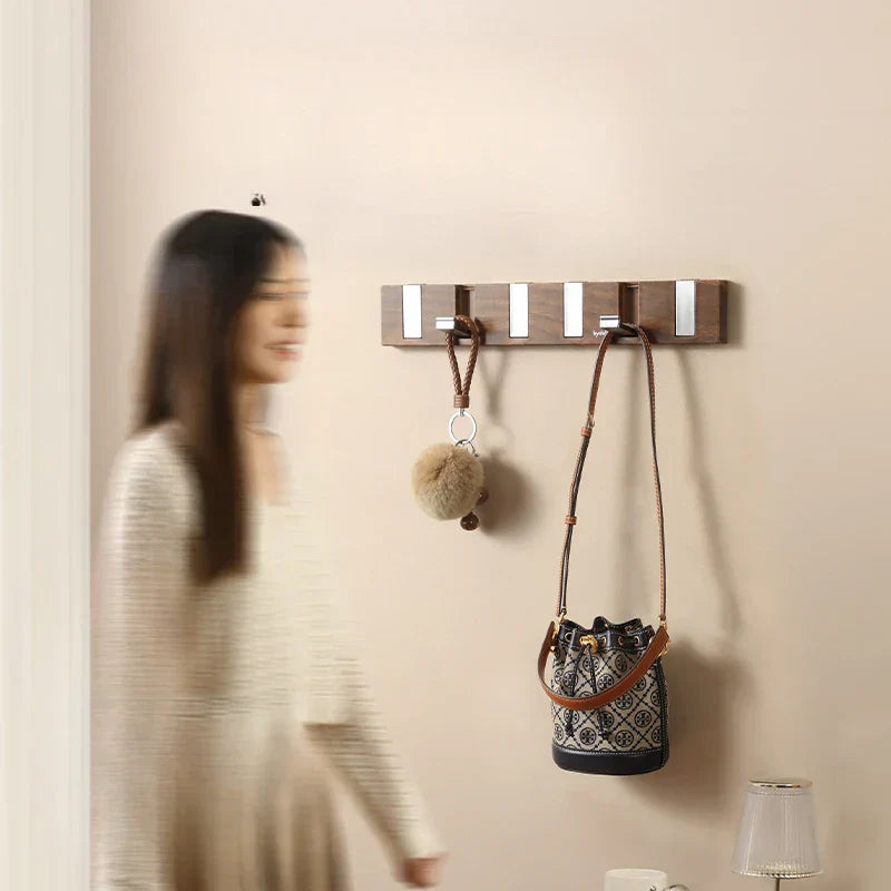 Simple Wooden Coat Rack Hanger