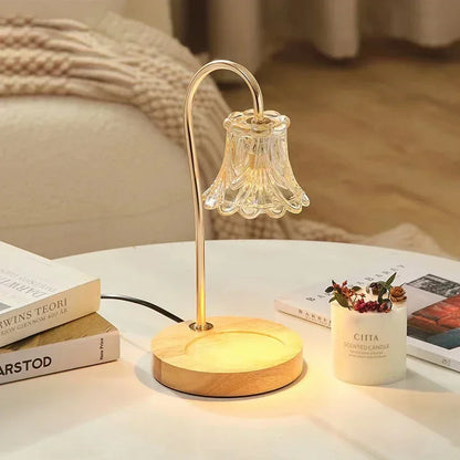 Petite Floral Soft Glow Candle Lamp