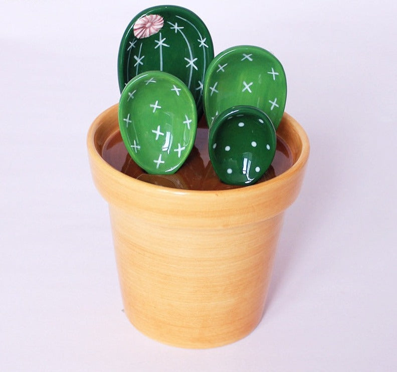 Practical Cactus Shaped Measuring Spoons - Yeezlab