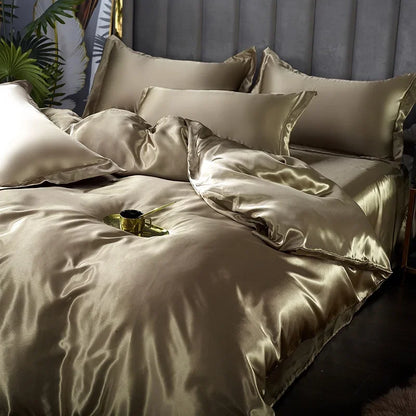 Soft Satin Bed Sheet Set