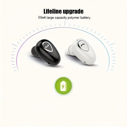Compact Bluetooth Single Ear Wireless Earbud