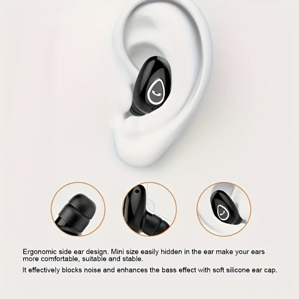 Compact Bluetooth Single Ear Wireless Earbud