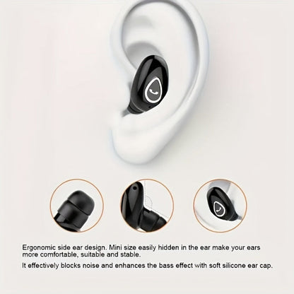 Compact Bluetooth Single Ear Wireless Earbud