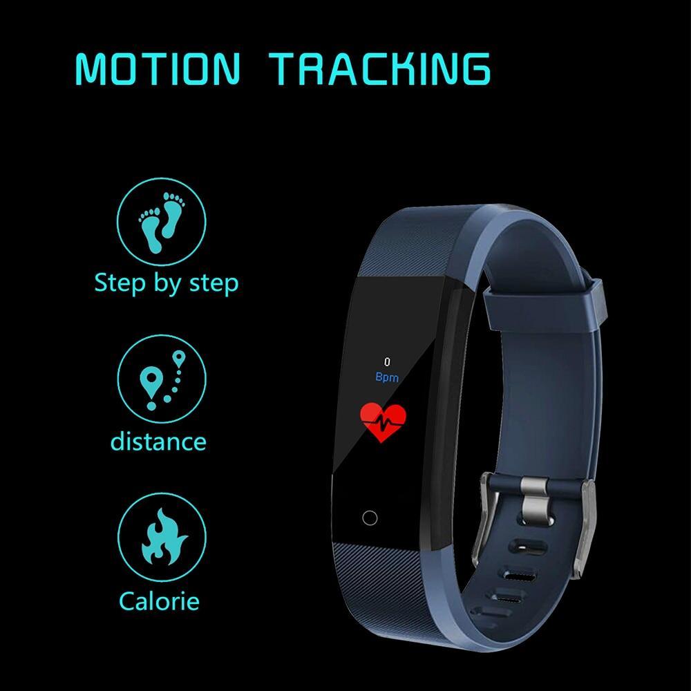 Waterproof Fitness Tracker Smart Watch for Men and Women