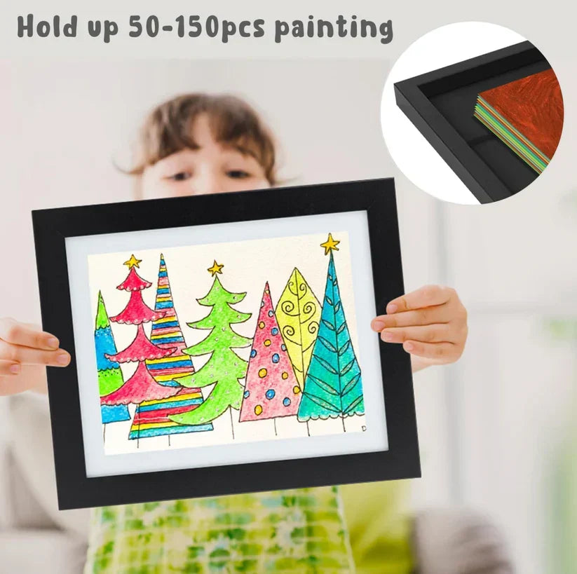 Colorful Kids Art Magnetic Picture Frame
