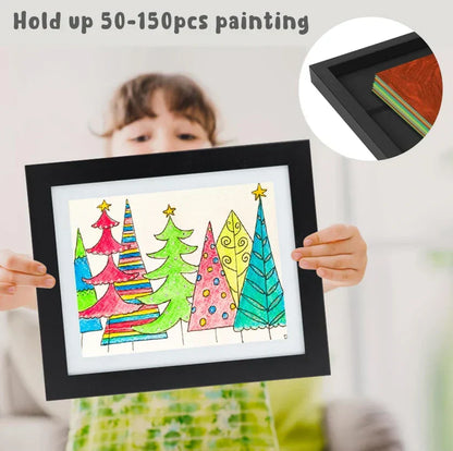 Colorful Kids Art Magnetic Picture Frame