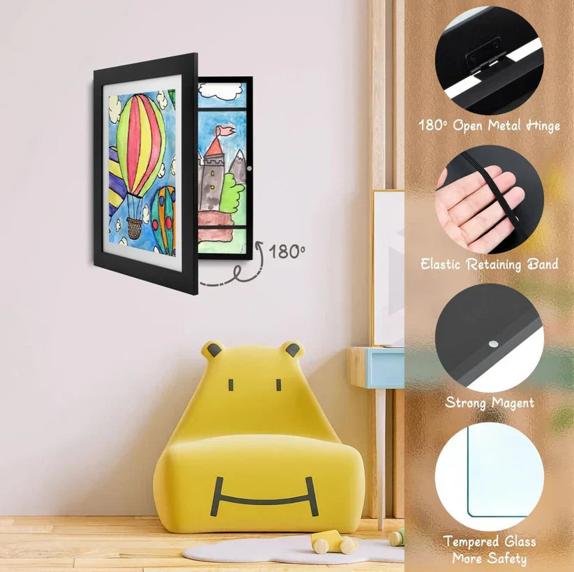 Colorful Kids Art Magnetic Picture Frame