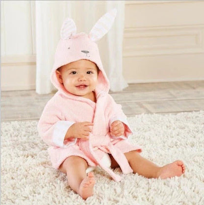 Plush Baby Bath Robe | Soft Cotton for Newborns