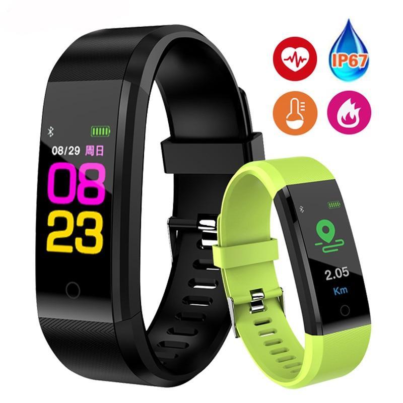 Men's Waterproof Fitness Tracker Smart Watch Heart Monitor