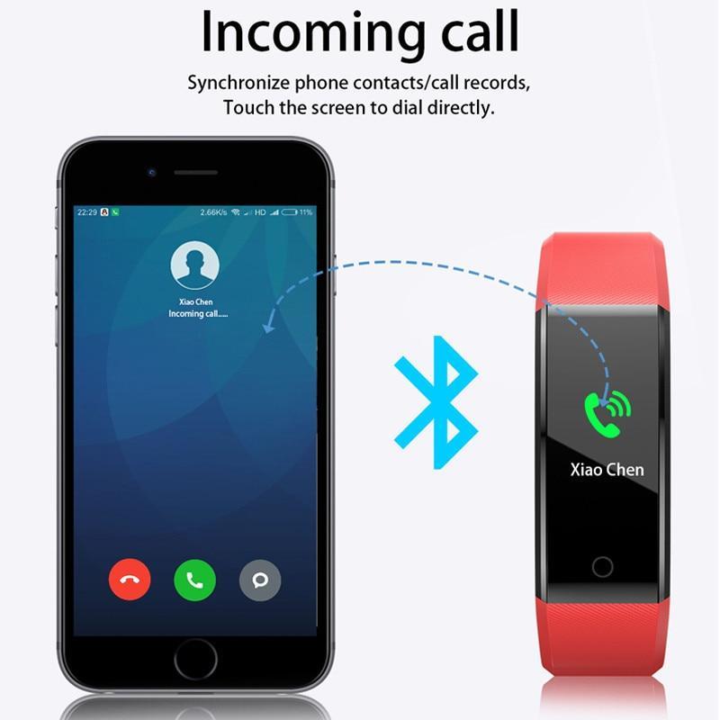 Men's Waterproof Fitness Tracker Smart Watch Heart Monitor