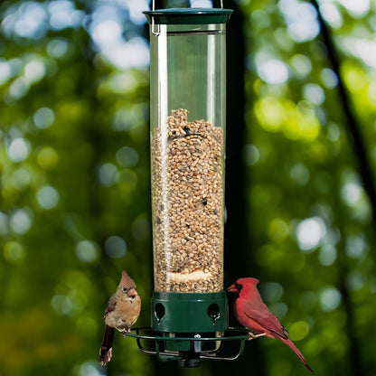Squirrel Proof Bird Feeder with 4 Port Spin Tray - Yeezlab