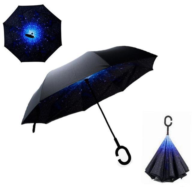 Windproof Automatic Folding Rain Umbrella