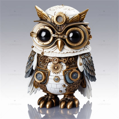 Unique Owl Figurine Home Decor Statue