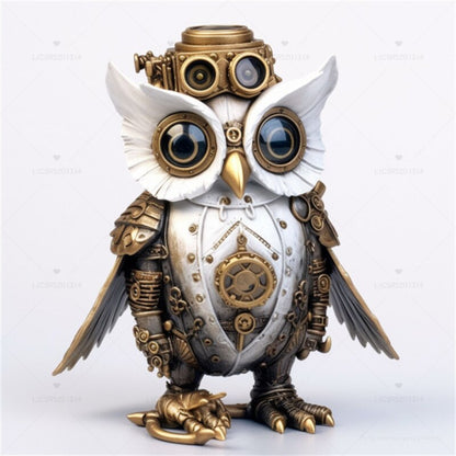 Unique Owl Figurine Home Decor Statue