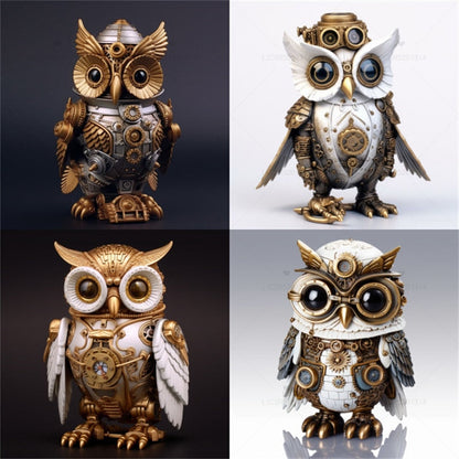 Unique Owl Figurine Home Decor Statue