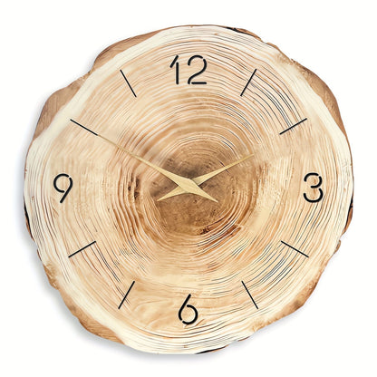 Rustic Chic Wooden Wall Clock