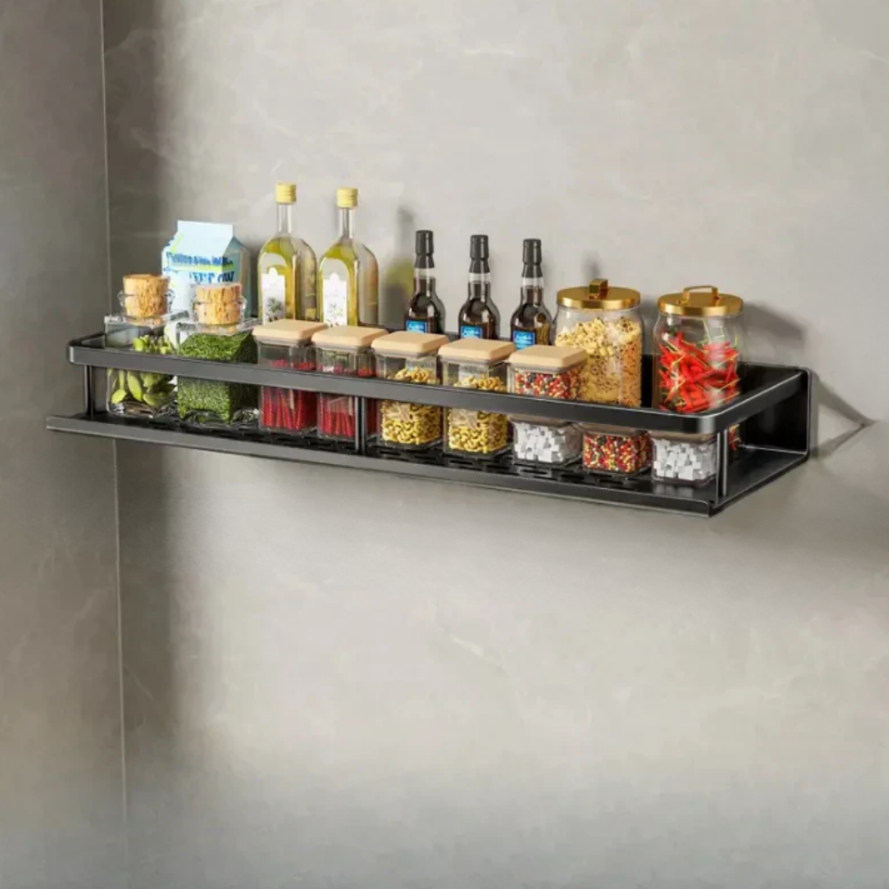 Stylish Metal Wall Storage Rack Shelf Organizer