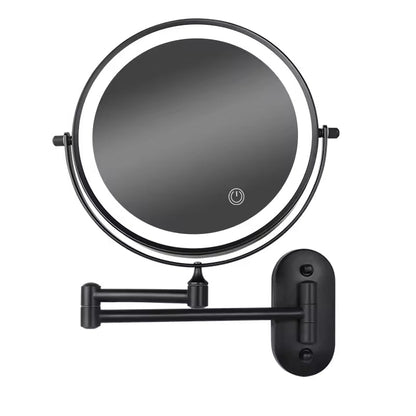 Portable LED Makeup Mirror with 3X Zoom