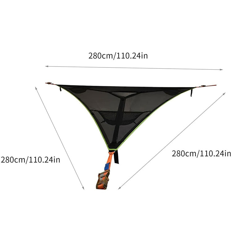Large Portable Black Family Camping Tent Hammock