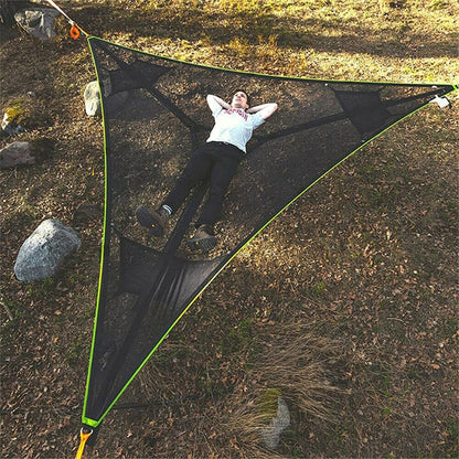 Large Portable Black Family Camping Tent Hammock