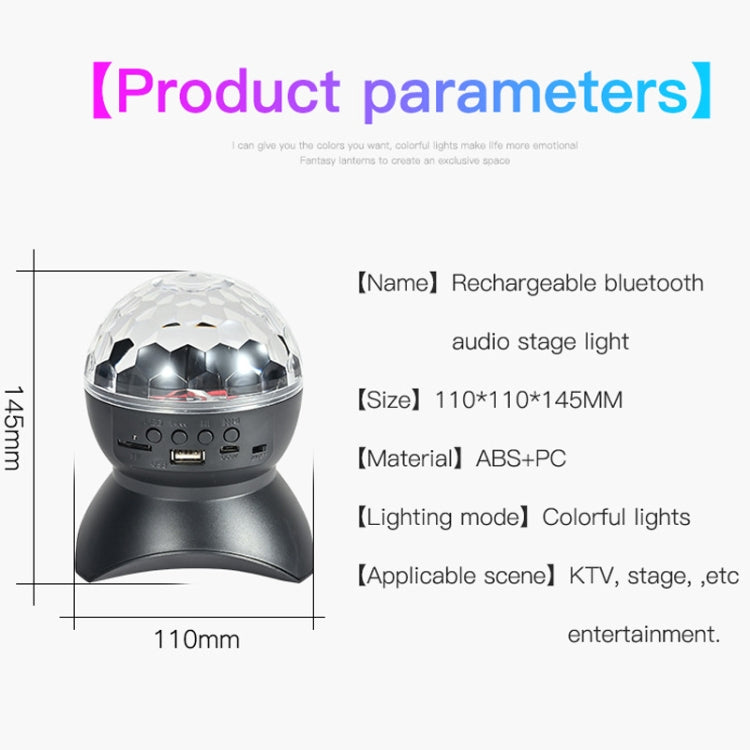 Colorful LED Sound Ball Lamps with RGB Lights