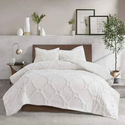 Soft Cotton Bed Sheet Pillowcase Set
