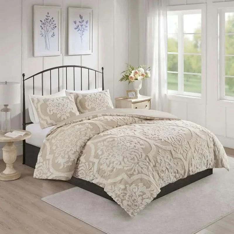 Soft Cotton Bed Sheet Pillowcase Set