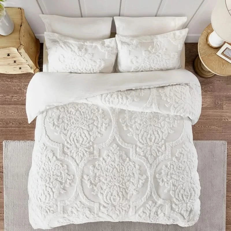 Soft Cotton Bed Sheet Pillowcase Set