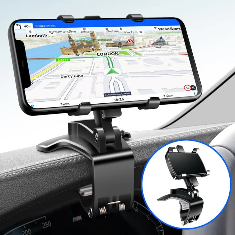 Universal Car Phone Mount with Adjustable Dashboard Holder - Yeezlab