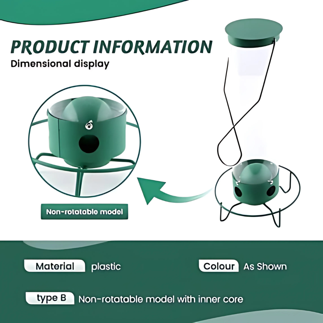 Yeezlab | Outdoor Metal Squirrel Resistant Bird Feeder