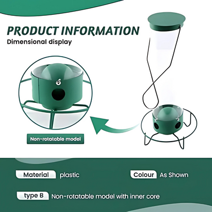 Yeezlab | Outdoor Metal Squirrel Resistant Bird Feeder