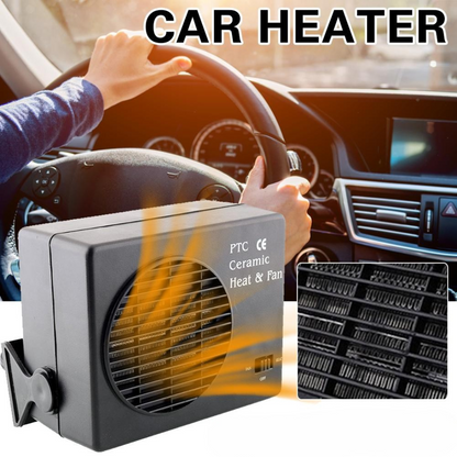 Compact Car Heater Fan 12V Defroster
