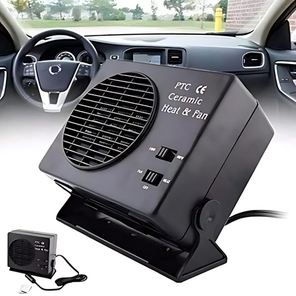 Compact Car Heater Fan 12V Defroster - Yeezlab