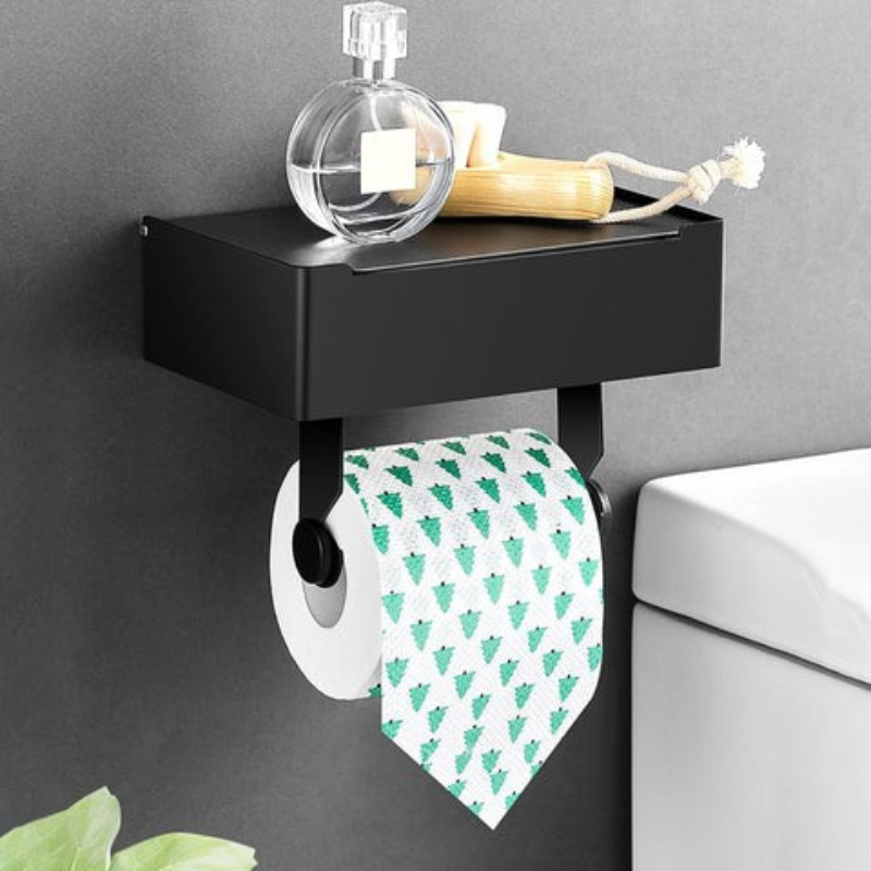 Stylish Stainless Steel Toilet Paper Holder for Wall Mount - Yeezlab