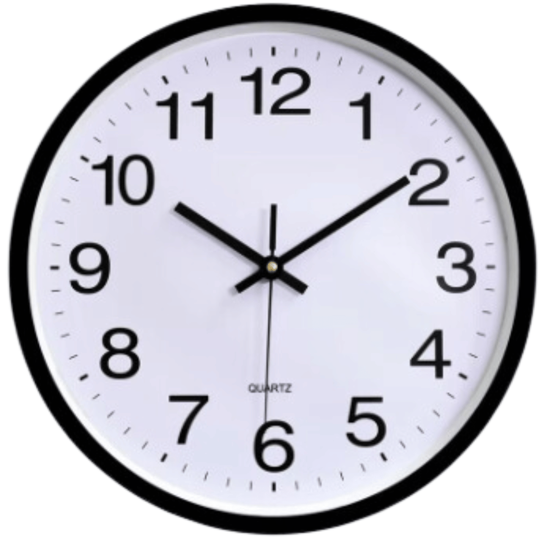 Premium Digital Atomic Clock - Sleek Black Style