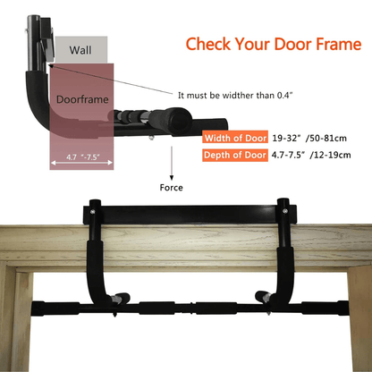Strong Doorway Pull Up Bar with 200kg Weight Limit