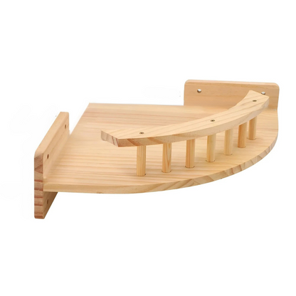 Cat Tower Wall Shelf with Scratch Pad