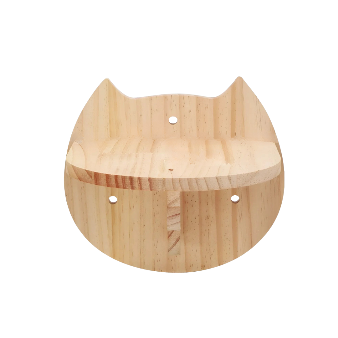 Cat Tower Wall Shelf with Scratch Pad