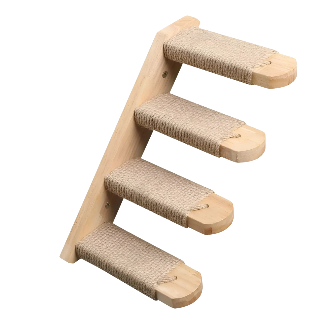 Cat Tower Wall Shelf with Scratch Pad