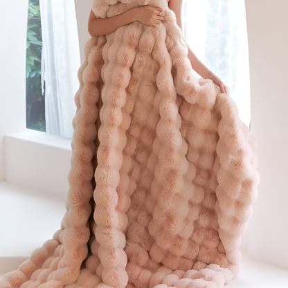 Plush Faux Fur Soft Blanket Throw