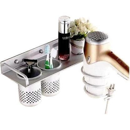 Wall Mounted Bathroom Hair Dryer Storage - Yeezlab