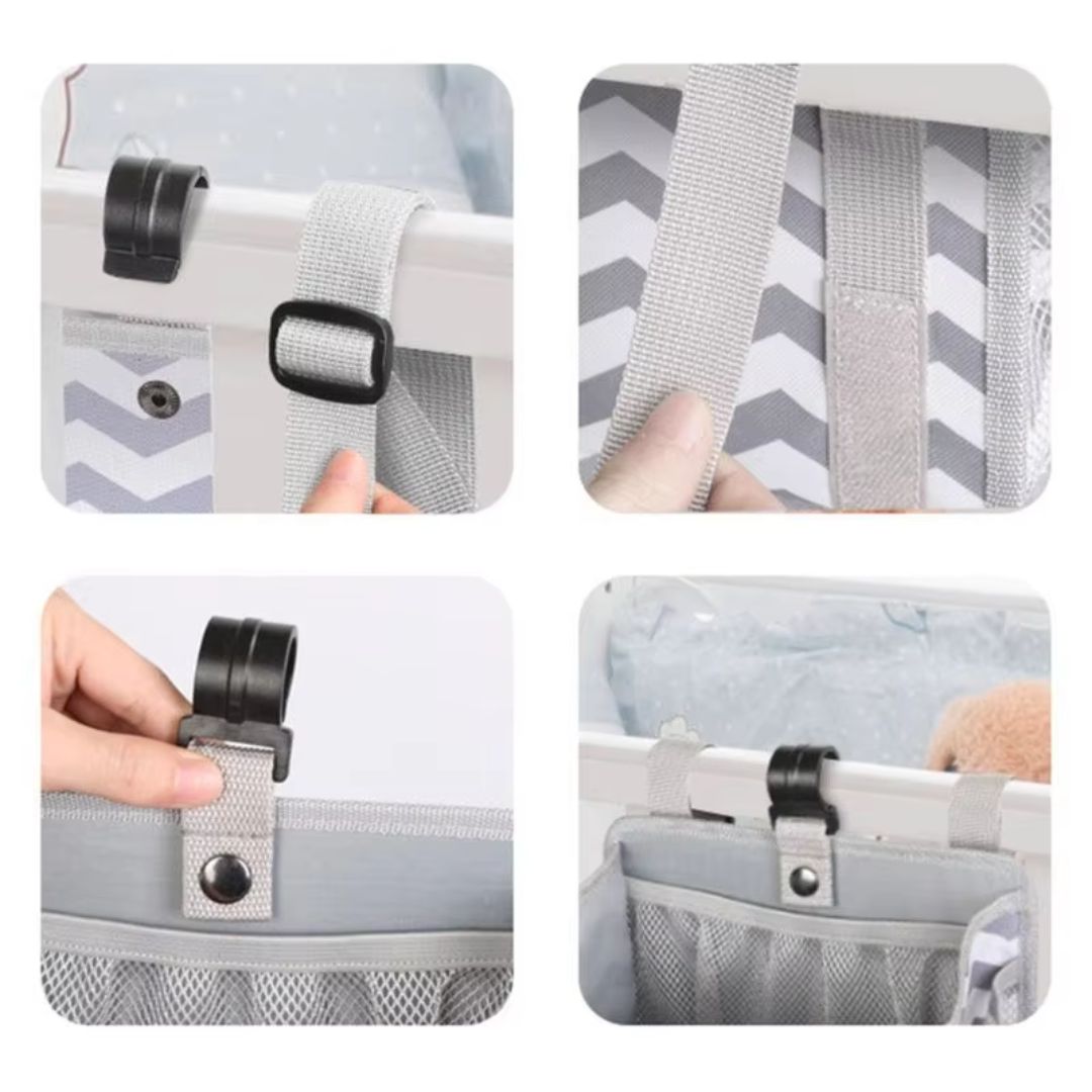 Space Saving Nursery Diaper Caddy Organizer